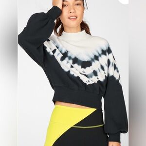 FABLETICS OLIVIA MOCK LONG SLEEVE PULLOVER SWEATSHIRT